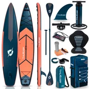 THUNDER Napihljiva SUP deska – 365 cm stabilna, 15 cm debela, komplet z veslom in sedežem (nosilnost 150 kg) THUNDER MISTY, (5000091248)