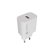 NAT WALL CHARGER NATEC RIBERA 1X USB-A 18W WHITE