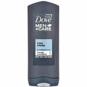 Dove Men+Care Cool Fresh gel za tuširanje za tijelo i lice 400 ml