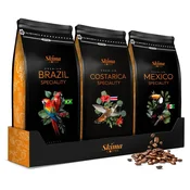 shumee Kavna zrna 1kg x3 Brazilija/Kostarika/Mehika specialiteta Arabica + brezplačno