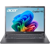 Acer Laptop Aspire 14 AI A14-52M-75K6, Intel Core™ Ultra 7 processor 258V, 14 WUXGA OLED, 32 GB, 1TB PCIe NVMe SSD, Windows 11 Home, Sivi