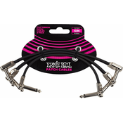Ernie Ball 6221 6 Flat Ribbon Patch Cable 3-Pack