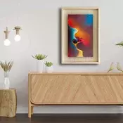 Wallity Dekorativna uramljena slika, 43x63cm, Šarena