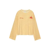 Pull&Bear Majica PACIFIC kremna/žafran/ognjeno rdeča