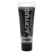 Akrilna barva JUNIOR 75 ml - črna