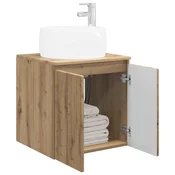 vidaXL vidaXL Umivalnik s pritrditev na steno Artisan hrast, (5000246197)