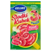 shumee Gellwe Słodki Kubek Žele s 3 sadnimi koščki maline, brusnice, jabolka 30 g