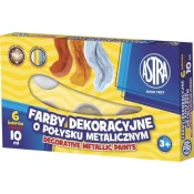 Astra ASTRA Dekorativne barve s kovinskim sijajem 6x10ml, 83411900
