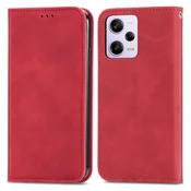 Rdeča Elegantna Flip torbica (Xiaomi Redmi Note 12 Pro 5G)