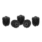 Northix Set 5 nadomestnih WC ščetk glav plastične univerzalne