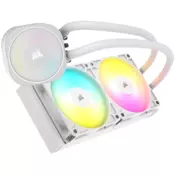 CORSAIR NAUTILUS 240 RS ARGB White, 2x 120mm ARGB ventilator, vodno hlajenje za procesor - CW-9060094-WW