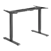 Powerton WPESD1B ogrodje mize, električno nastavljiva višina, razpon 500 mm, sistem proti trčenju, črna, nosilnost 100 kg