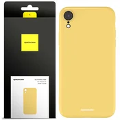 Spacecase SILIKONSKI OVITEK SPACECASE ZA IPHONE XR ZAŠČITA RUMENA, (21962417)