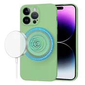Silikonski ovitek Techsuit SoftFlex MagSafe za iPhone 14 Pro Max - mint