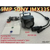 KJB IP kamera 5 MP z nočnim vidom 940 nm, IP66, 3,6 mm