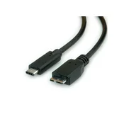 ROLINE USB 3.1 Cable, C-Micro B, M/M 1m USB cable