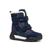 Geox Škornji za sneg J Trekkyup Girl B Abx J46M7E 08V22 C4269 D Mornarsko modra