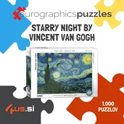 Puzzle Van Goghova Zvezdna noč – sestavljanka 1.000 kosov