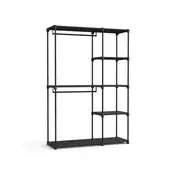 Songmics Samostojna omara 112x43x165 cm črna