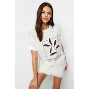 Trendyol Milla Ženska majica TWOSS23TS00267, Bela