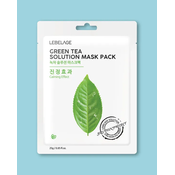 Lebelage Vlažilna tkivna maska za obraz z zelenim čajem Green Tea Solution Mask - 23 ml / 1 kos