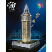 shumee Ikonična 3D sestavljanka Big Ben