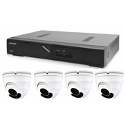 Avtech Komplet kamer 1x NVR AVH1104 in 4x 2MPX Motorzoom IP Dome kamera DGM2443SVSE + 4x UTP kabel 1x RJ45 - 1x RJ45 Cat5e 15m!