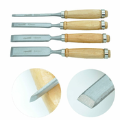 Set 4 lesenih dlet za rezbarjenje 300mm 6-24mm