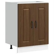 Vidaxl Osnovna omarica za umivalnik Kalmar rjavi hrast 60x46x81,5 cm