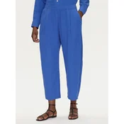 Gap Hlače iz tkanine 713952-05 Modra Regular Fit