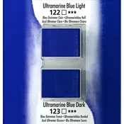 Daler Rowney Akvarelna barva Aquafine set 2 ultramarine blue light/ultram