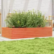 Vrtna sadilica voštano smede boje 110x60x23 cm od borovine