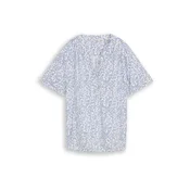 TOM TAILOR Bluza tamno plava / bijela