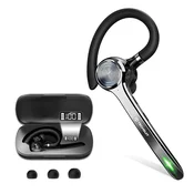 Bluetooth slušalka Techsuit NeXound G7 Bluetooth 5.1 z ENC, LED in 72h baterijo - črna
