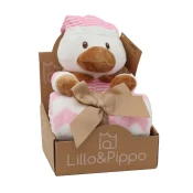 Lillo&Pippo cebe sa igrackom patka roze