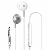 ŽIČNE SLUŠALKE BASEUS ENCOK H06 EARPHONES - SILVER