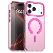 Hibridni ovitek Techsuit CandyCase MagSafe za iPhone 17 Pro Max - pink