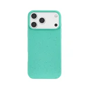CELLECT GoGreen Bio case iPhone 17 Pro tirkizno