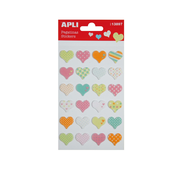 APLI Apli Nalepke srca 1 set, (20393081)