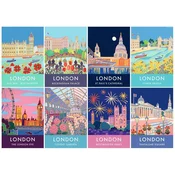 Ravensburger - Puzzle Vintage London - 1 000 kosov