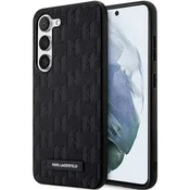 Karl Lagerfeld Ovitek Karl Lagerfeld Saffiano Mono Metal Logo za Samsung Galaxy S24+ - črn
