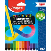 Set olovaka u boji Maped Color Peps - Infinity, 12 boja