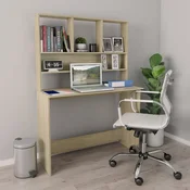 Radni stol s policama boja hrasta sonome 110x45x157 cm iverica