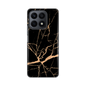 Silikonska maska za Honor X8a All Black Print crna