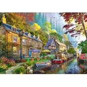 Ravensburger - Puzzle Po ulici št. 6: Canal Side Lane - 1 000 kosov
