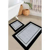 Lessentiel Maison Set prostirki za kupatilo Regona, 2 Komada, Siva