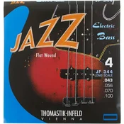 THOMASTIK JF344 JAZZ FLAT WOUND ŽICE BAS
