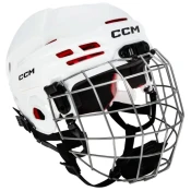 Hokejska čelada CCM Tacks 70 Combo White Junior