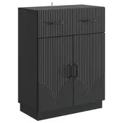 Kreveta s ladicama Crna 66 x 34,5 x 87 cm Konstruirano drvo