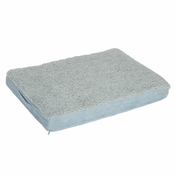 Krevet za pse Memory pravokutni, sivi - D 100 x Š 65 x V 9,5 cm (motiv: pas)